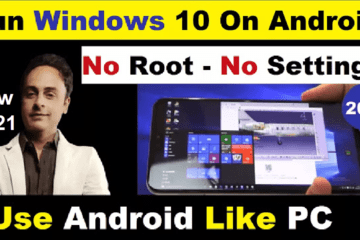 Easy to RUN WINDOWS 10 on Any Android Phone | No Root | (2021)!